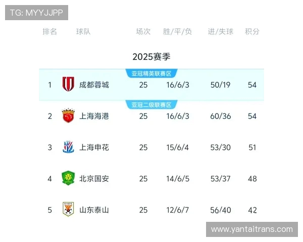 中超联赛历年积分榜汇总与赛季表现趋势分析